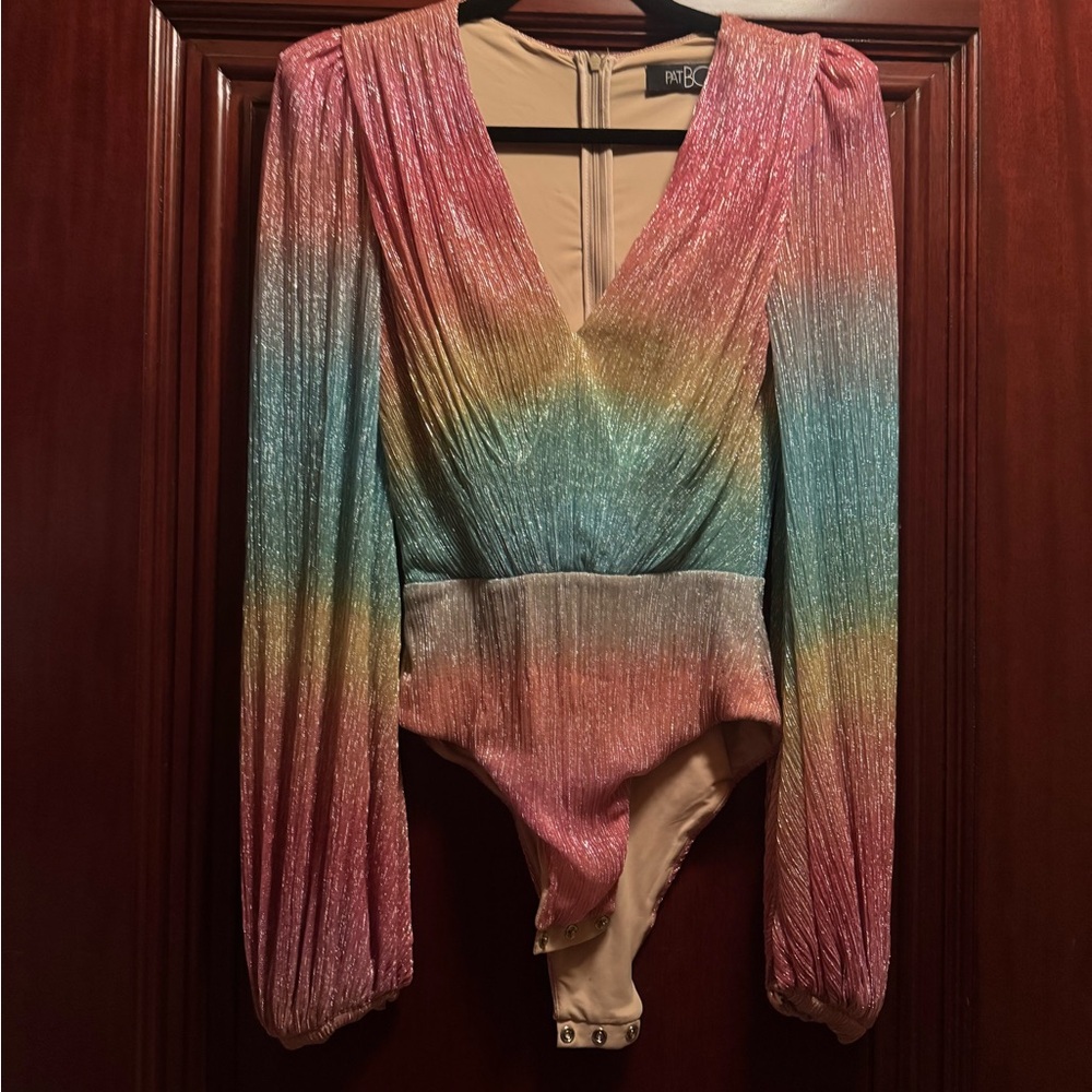 Patbo Prism Plunging Bodysuit Size S - Picture 4 of 6
